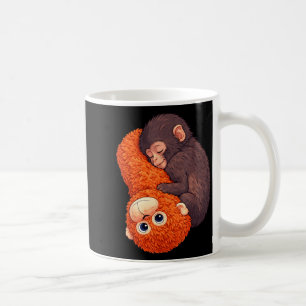 Lustiger Baby-Affe schlägt süßes Tier Männer Fraue Kaffeetasse
