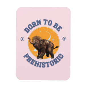 Lustiger Baby-Mammut-Vorzeit-Geburtstag Magnet