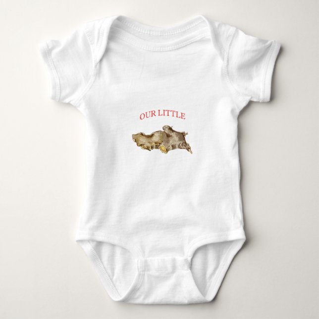 Lustiger Babybodysuit wenig Ingwerwurzel Redhead Baby Strampler (Vorderseite)