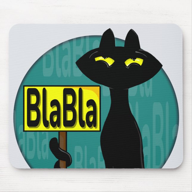 Lustiger Bad Boogie BlaBla-Mauspad Mousepad (Vorne)