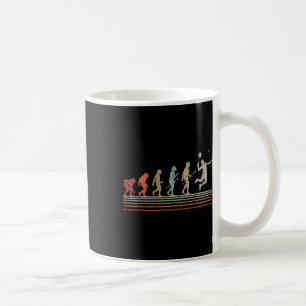 Lustiger Badminton Vintage Retro Stil Evolution Vo Kaffeetasse