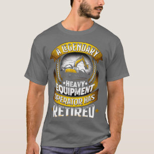 Lustiger Bagger Schwerer Maschinenbediener 12 T-Shirt