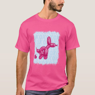 Lustiger Ballonhund Ballontier Hund Cute Verdreht T-Shirt