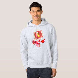 Lustiger Banana Slugger Baseball Custom Grafik Hoodie
