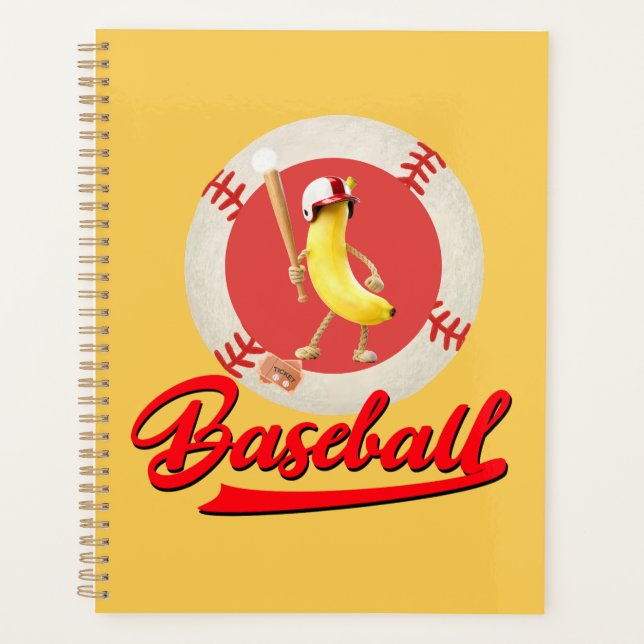 Lustiger Banana Slugger Baseball Custom Grafik  Planer (Vorderseite)