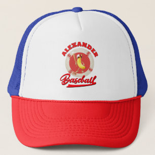 Lustiger Banana Slugger Baseball Custom Grafik  Truckerkappe