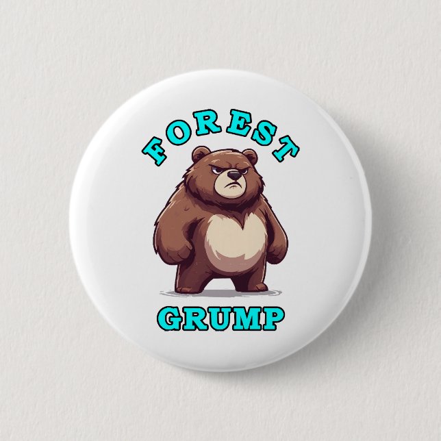 Lustiger Bär Button (Vorderseite)