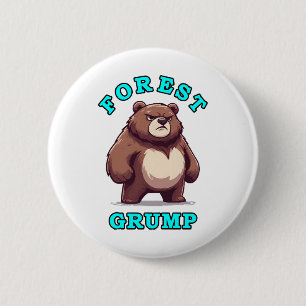 Lustiger Bär Button