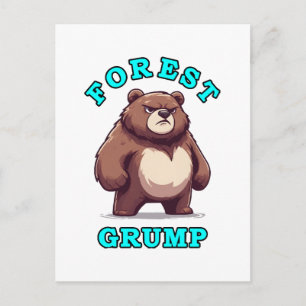 Lustiger Bär Postkarte