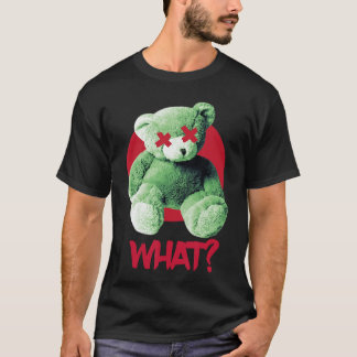 Lustiger Bär Was erschreckt Bär Was retro T-Shirt