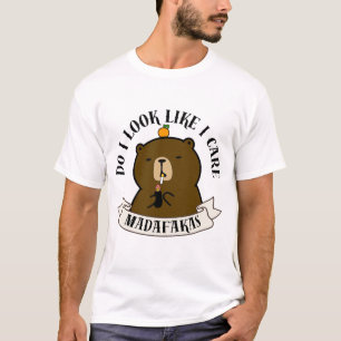 Lustiger Bären-Zitat – Sehe ich aus, als ob ich mi T-Shirt
