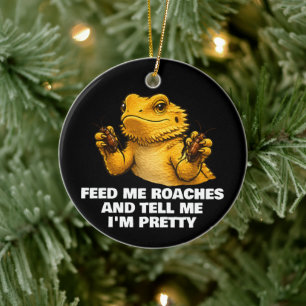 Lustiger Bartagamenliebhaber Reptilienbesitzer Sch Keramik Ornament