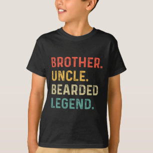 Lustiger bärtiger Bruder Onkel Bart Legende Vintag T-Shirt