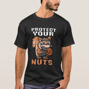 Lustiger Baseball-Eichhörnchen-Liebhaber Schützen T-Shirt