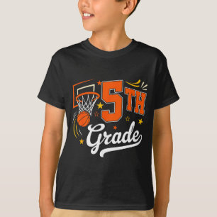 Lustiger Basketball 5. Klasse zurück zur Schule Le T-Shirt
