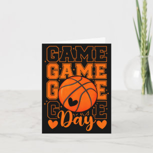Lustiger Basketball-Mom-Game-Day-Basketballspieler Karte