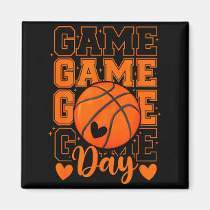 Lustiger Basketball-Mom-Spieltag lustiger Basketba Magnet