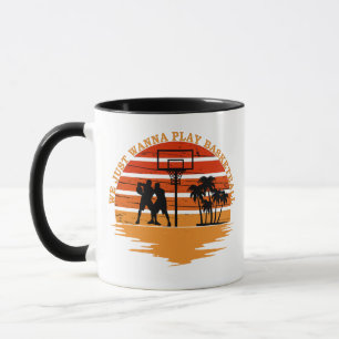 Lustiger Basketball-Spruch Tasse