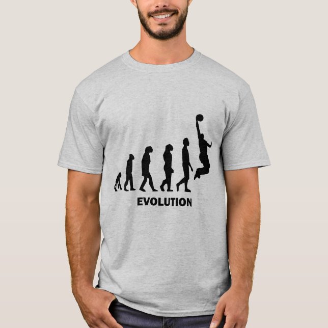 Lustiger Basketball T-Shirt (Vorderseite)