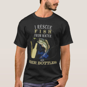 Lustiger Bassangeln Humor T-Shirt