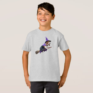 Lustiger Basset Hound Halloween Kinder T-Shirt