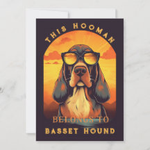 Lustiger Basset Hound Hund Eltern Personalized