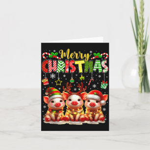 Lustiger Bauer Frohe Weihnachten Rentiere Santa Gs Karte