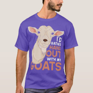 Lustiger Bauer Ziegenliebhaber Landwirtschaft Zieg T-Shirt