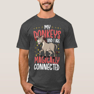 Lustiger Bauernhof Landwirt Esel Tier T-Shirt