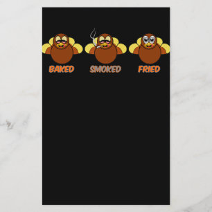 Lustiger BBQ Gebackener Geräucherter Gebratener Tr Flyer