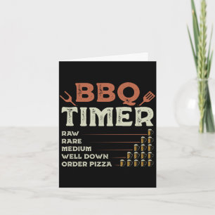Lustiger BBQ-Grill-Chef für Männer, Grillmeister,  Karte