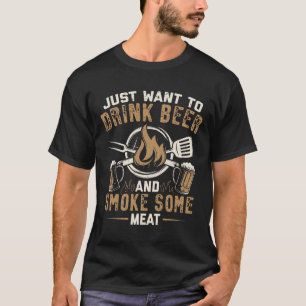 Lustiger Bbq-Grill-Koch Grillmeister Rbecue-Liebha T-Shirt