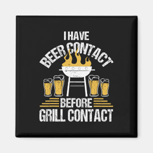 Lustiger BBQ-Koch Rbercue Grilling Magnet