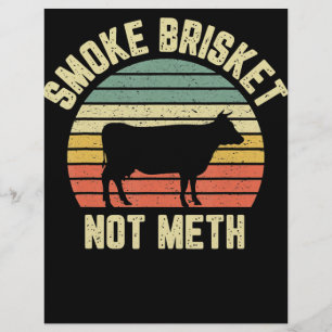 Lustiger Bbq-Rauchbrisket Nicht Nur Grillnovität Flyer