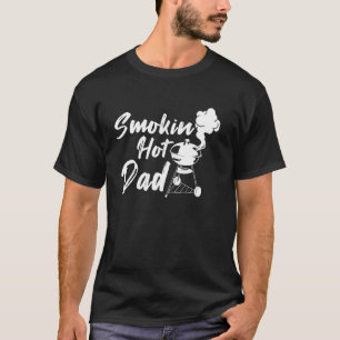 Lustiger BBQ-Vater Rauch Grilling Humor Vatertag T-Shirt