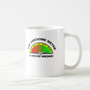 Lustiger Becher Awesome Meter Kaffeetasse