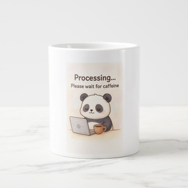 Lustiger Becher Jumbo-Tasse (Vorderseite)