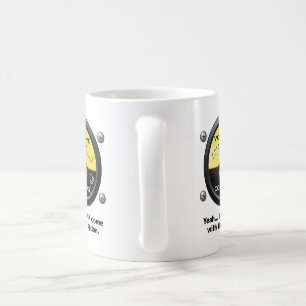 Lustiger Becher Lautstärkeregelung Tasse