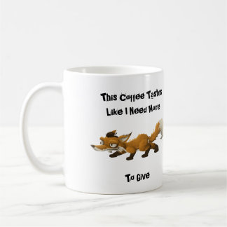 Lustiger Bedarf mehr Fox-Kaffee-Tasse Kaffeetasse