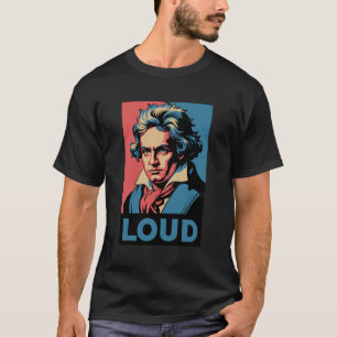 Lustiger Beethoven Laut T-Shirt