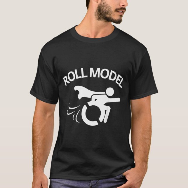 Lustiger Behinderter Sarkastischer Rollstuhl  T-Shirt (Vorderseite)