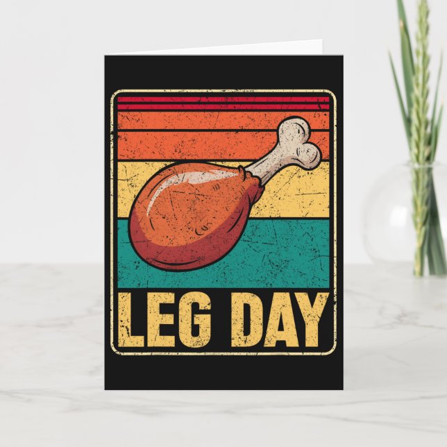 Lustiger Beintag-Kostüm Truthahn-Tag Pilger Thanks Karte (Vorderseite)