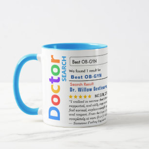 Lustiger benutzerdefinierter bester OBGYN-Speziali Tasse