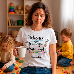 Lustiger benutzerdefinierter Eltern-Leben Humor Ma T-Shirt