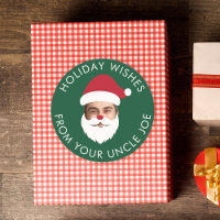 Lustiger benutzerdefinierter Gesichts-Tausch Santa