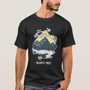 Lustiger Bergsteiger Klettertour Wandern Camping T-Shirt