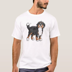 Lustiger Bernese GebirgshundeCartoon T-Shirt