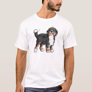 Lustiger Bernese GebirgshundeCartoon T-Shirt