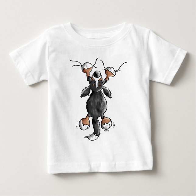 Lustiger Bernese GebirgshundeCartoon-T - Shirt (Vorderseite)