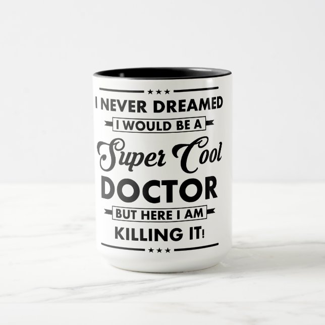 Lustiger Beruf/Beruf Super Cooler Arzt Tasse (Zentrum)